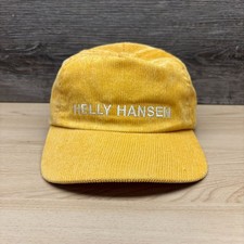 Helly Hansen Hat Cap Strap Back Yellow Cordur...