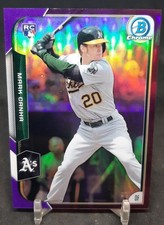 2015 Bowman Chrome #193 Mark Canha Rc Purple Refractor 48/250