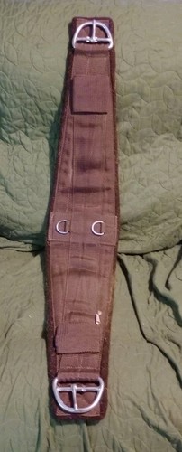 Brown XL Roper Style Neoprene Western Girth- 36"