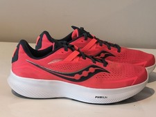 Saucony Ride 15 Running Shoe Womens Size 10 Red S10729-16
