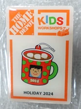 Home Depot Kids Workshop Pin – Holiday 2024 – Hot Cocoa Mug – Sealed