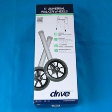 DRIVE MEDICAL SUPPLY 5" Universal Walker Wheels 10109 - 350 Lb. Weight Limit NEW