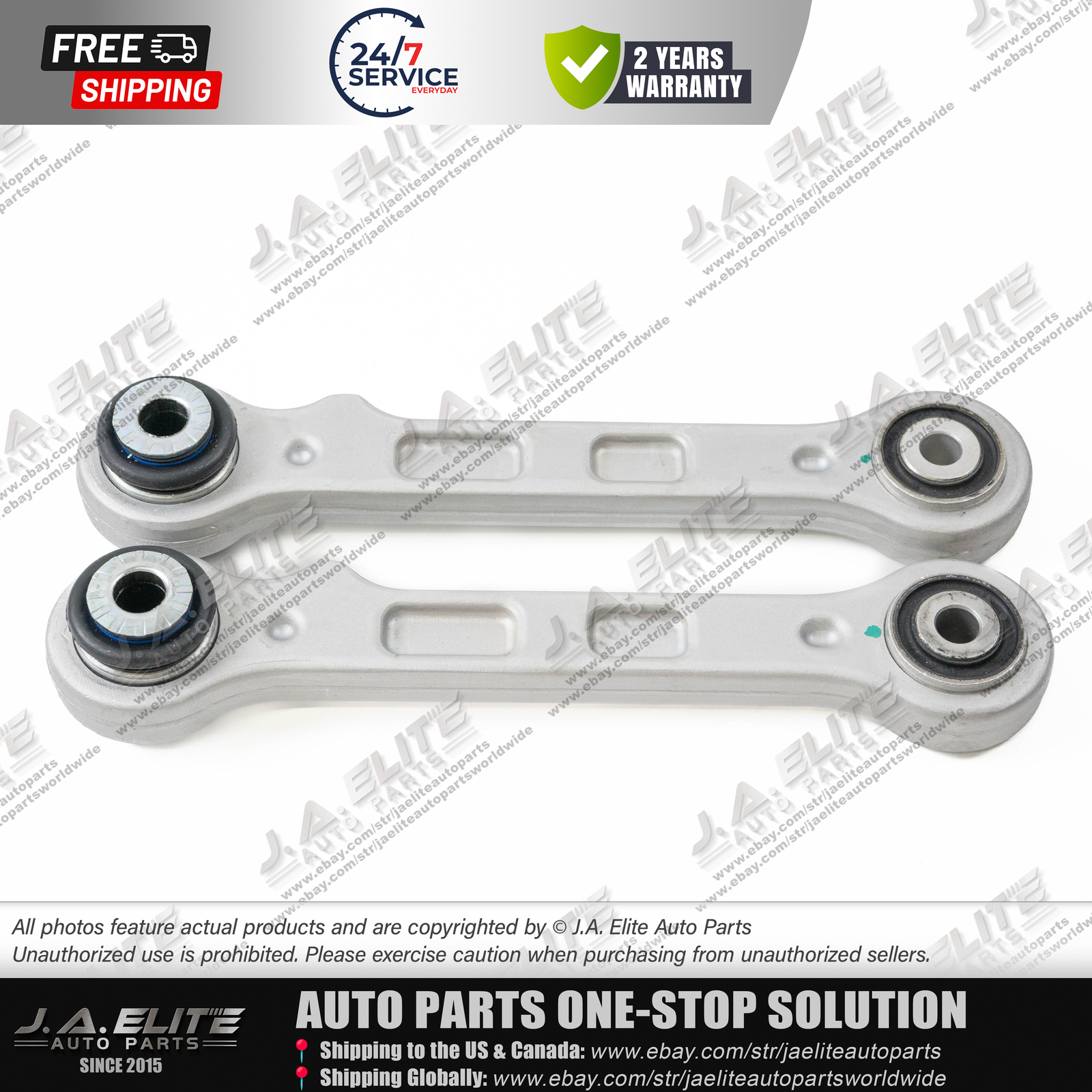 2pcs Rear Suspension Control Arm Rods fit Maserati Levante (2017+) 670032017