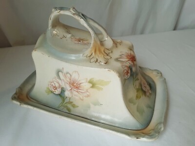 Antique Cheese Plate Covered Dish Ford & Sons Sanford Ware 1930 England
