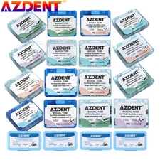 AZDENT Dental Orthodontic Buccal Tubes 1st 2nd Molar Tube Roth MBT 022 Bondable