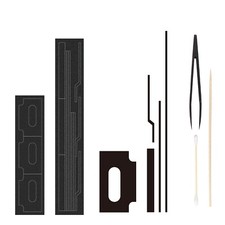 Pre-cut Light Seal Sponge Kits with Film Check Window Foam for Konica Hexar RF