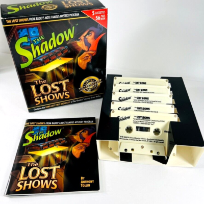 The Shadow Radio Classics The Lost Shows Set Of 5 Cassette Tapes