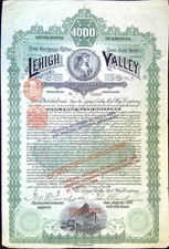 Lehigh Valley Railway Compagny 4 1/2% Gold (8508)