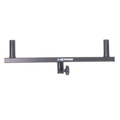 ProX X-DS29 Double Adjusts Speaker Stand Bracket Black Holds (2) 1-3/8'' Inserts