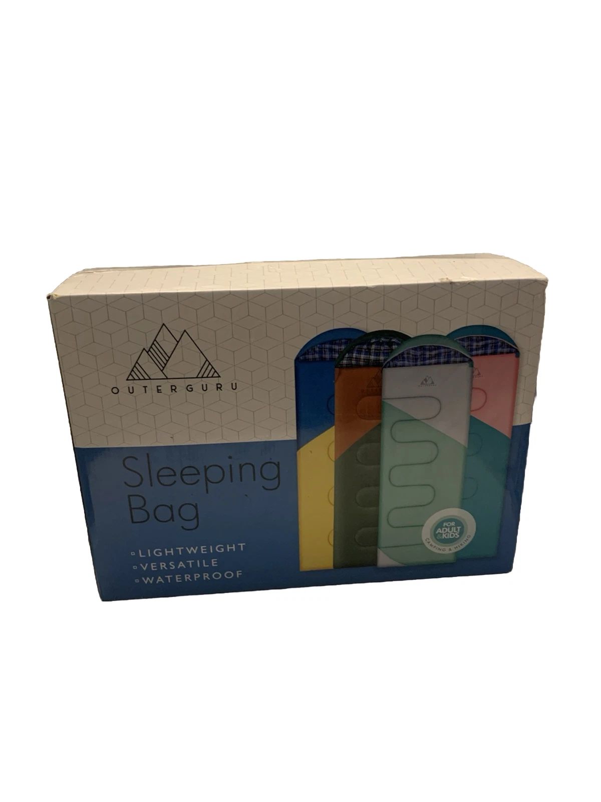 Sleeping Bag Indoor & Outdoor Use. Great for Kids, Boys, Girls, Teens & Adults.