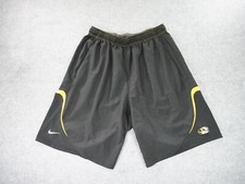 Nike University Of Missouri Tigers Shorts Mens XL Black Dri Fit Mizzou