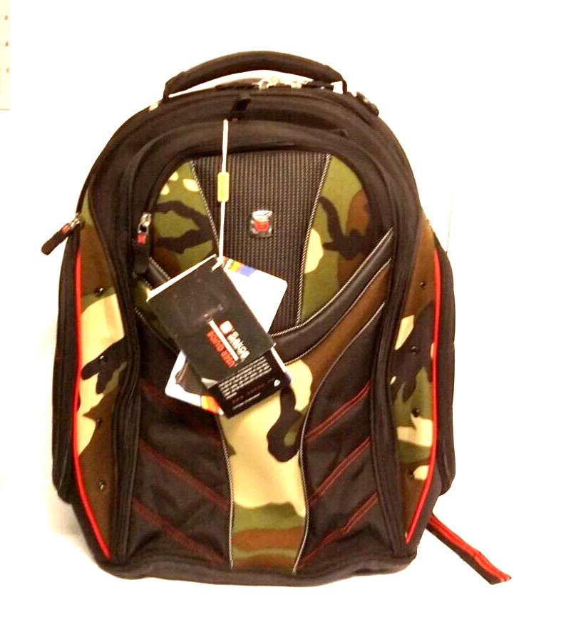 Sakos Predator Backpack 18 Inch Friendly Travel Backpack NWT NOS