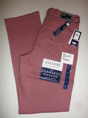 NWT $48 Bandolino MANDIE Classic Fit Straight Leg Womens Jean 6 8 10 12 14 16 18