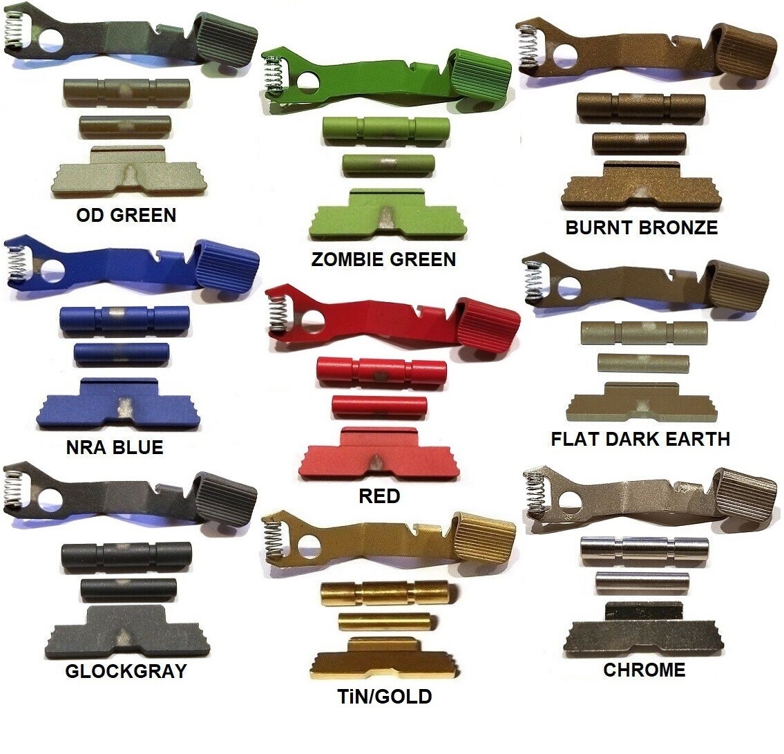 For Glock 42 43 43X 48 Tango Down Slide Stop Release and Extended