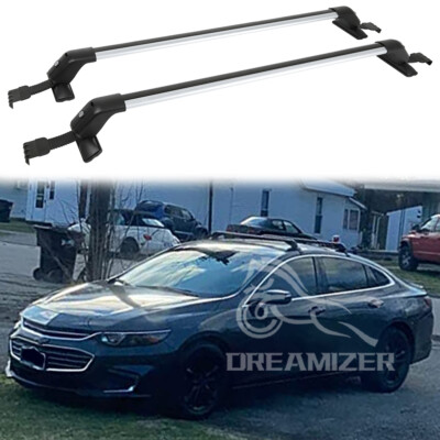 For Chevy Malibu LT Sedan Roof Top Rack Cross Bars Luggage