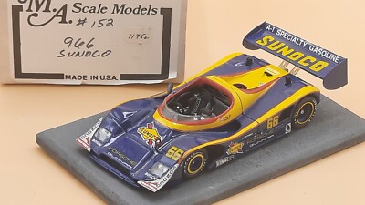 Porsche 966 Sunoco Lime Rock 1993  1:43 M.A. Scale Models USA Factory Built