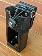 Kenwood™ NX-210/410/411 DTMF 33L Leather Case/swivel B/L D-rings Caseguys