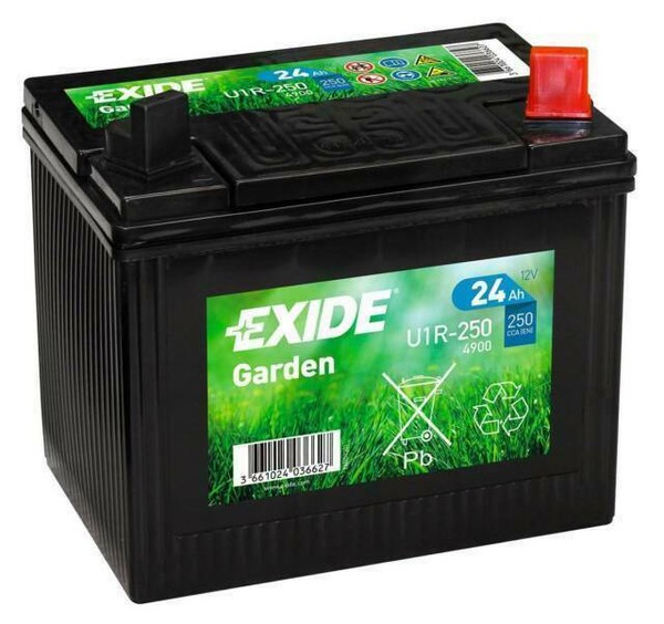 Exide U1L250 24Ah Lawn Mower Battery for sale online eBay