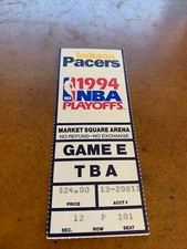 1994 NBA Finals Playoff Basketball Ticket #3 Indiana Pacers v New York Knicks