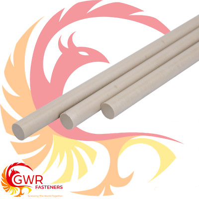 8 mm PEEK Stab NATUR Rund Durchmesser Stab Hochtemperatur Technik Kunststoff VITREX