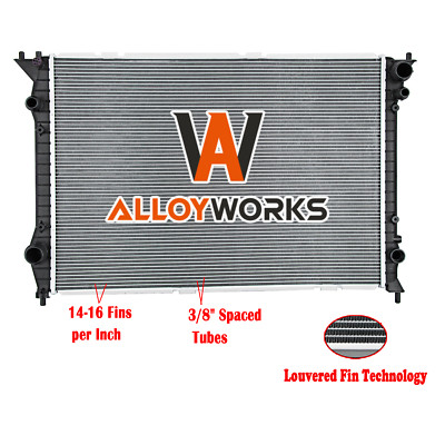 Aluminum Core Radiator For 2013-19 Bentley Continental Flying Spur GT 4.0L V8 MT