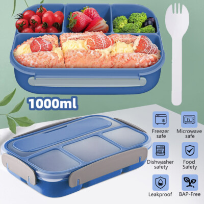 1L Plastic Electric Lunch Box Food Warmer Portable Heater for Car Or Home