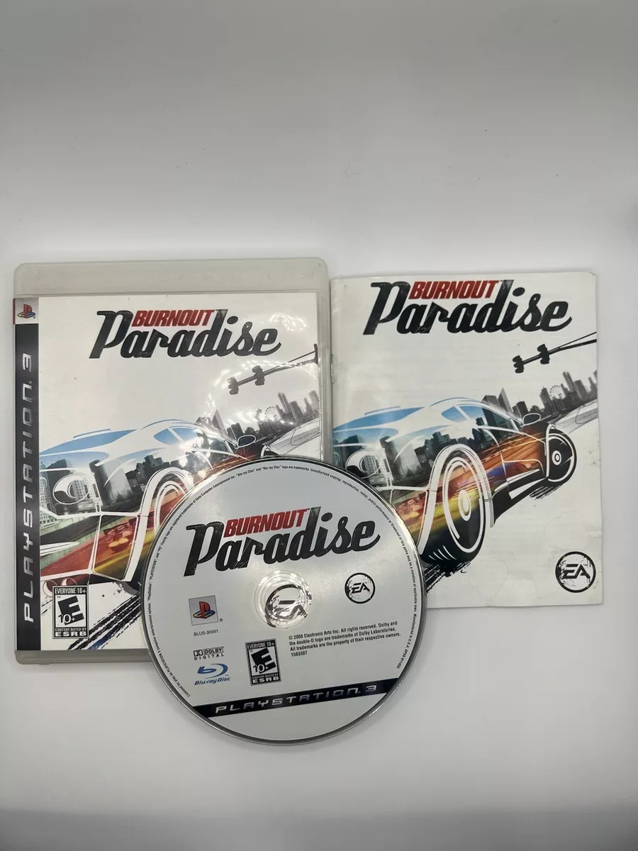 Mock-up of US Playstation Store with Burnout Paradise on i…