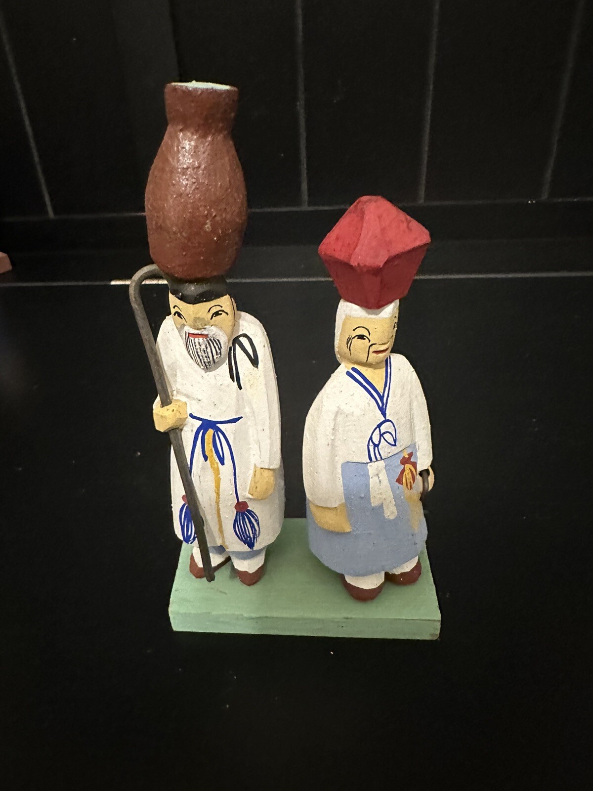 Vintage Korean Wood Figurines 1950’s eBay