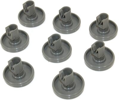8X Dishwasher Lower Basket Wheels for Zanussi AEG Electrolux