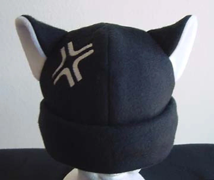 ANGRY kitty CAT ear HAT beanie BLACK & WHITE anime cosplay VALENTINES Easter New
Opens in a new wind