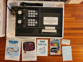 VTG COLECO VISION 2400 CONSOLE SYSTEM, BOX, MANUALS, 3 VIDEO GAME ORIGINAL RARE
