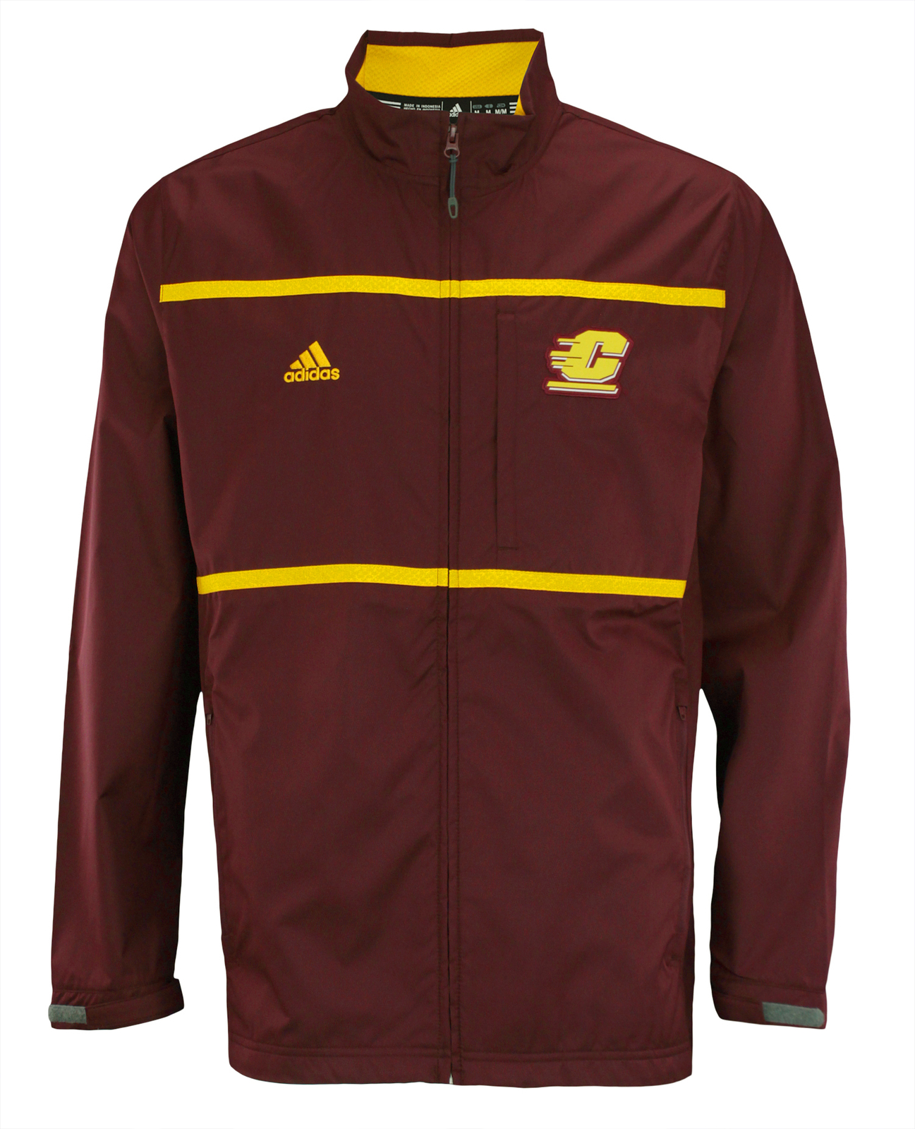 Спортивная куртка Adidas NCAA Mens Central Michigan Chippewas на полной молнии