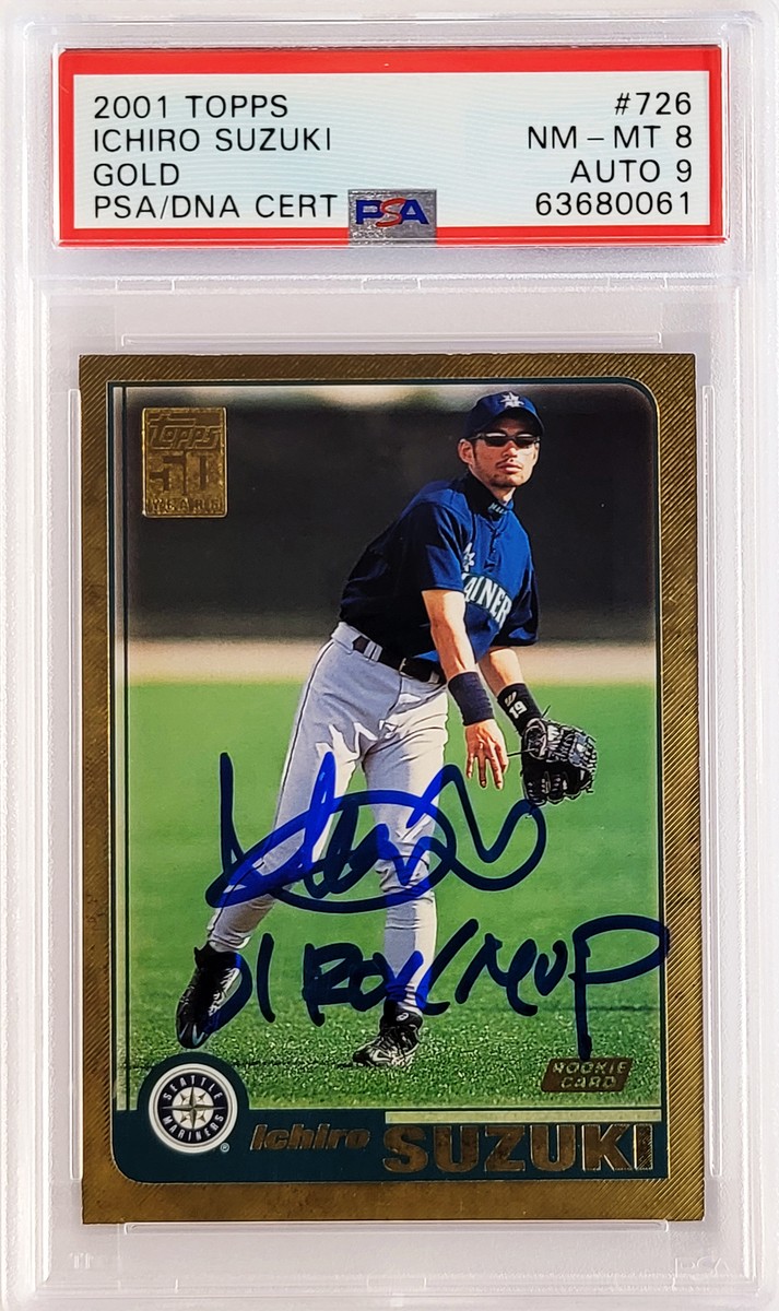 【最高品質保証済】2001 TOPPS イチロー(ICHIRO) ルーキーカード 2001 Topps Baseball #726 Ichiro Suzuki Rookie Card at