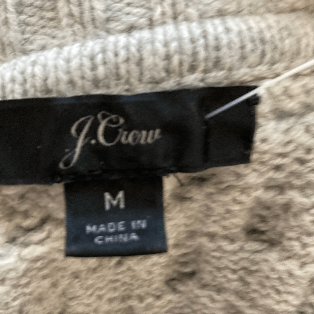 J Crew Cable Knit Patchwork Sweater Tunic Size Me… - image 7