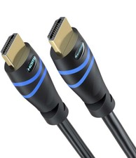 BlueRigger 4K HDMI Cable 25FT 60Hz HDR HDCP 2.3, CL3 Rated 18 Gbps in-Wall 