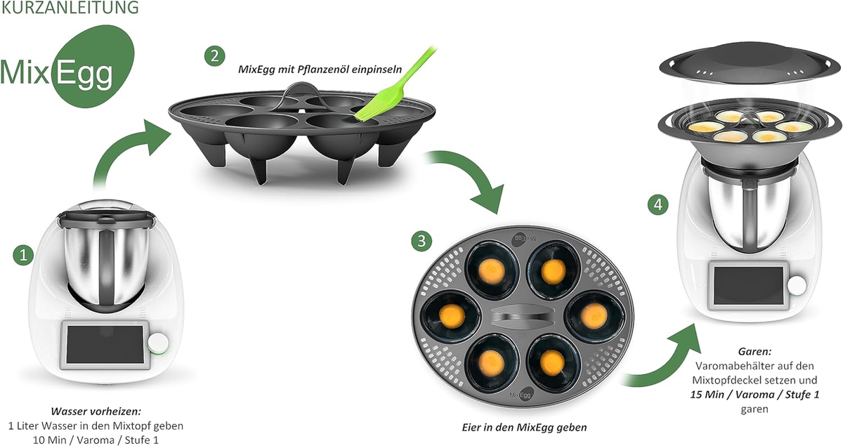 Cuociuova Per Bimby TM5 TM6 TM31 - Cuoci 4 Uova Alla Coque O In Camicia, Accessorio Pratico - Foto 11