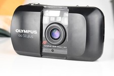 AS-IS Olympus Stylus 35mm Film Compact Camera Black 35mm F3.5 Read
