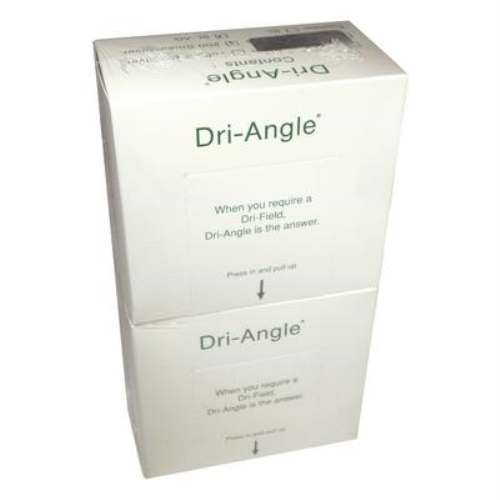 DRI-ANGLE WITH SILVER - SMALL COTTON ROLL SUBSTITUTE - BOX OF 400 DHP - Picture 1 of 1