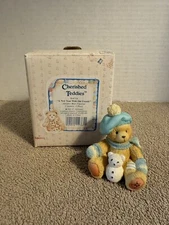 Cherished Teddies #914754 “A New Year With Old Friends” January Bear Figurine