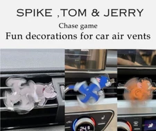 3PC Tom and Jerry Chase Car Truck Air Vent Decoration Windmill Cartoon Set 2024