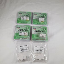 4x Shaxon Category 5e RJ45/110 568A/B Keystone Jack Blue BM603U810-B