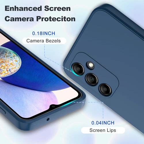 Custodia silicone antiurto telefono 5G per Samsung Galaxy A14 A15 A54 A55 A25 - Foto 14 di 56