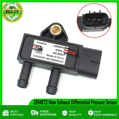2894872 New Exhaust Differential Pressure Sensor For Cummins ISF 2.8 3. ...