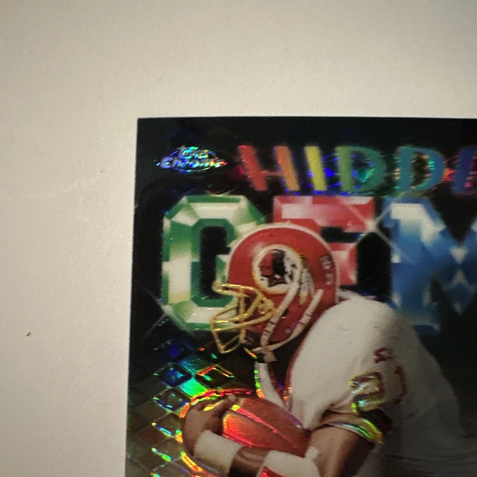 1998 Topps Chrome Hidden Gems Refractor Terry Allen HG4 Washington - Image 2 of 4