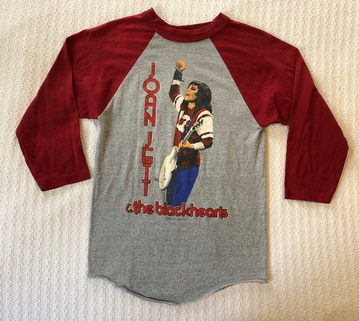 Vintage 1982 Joan Jett Tour T Shirt I Love Rock N Roll Classic