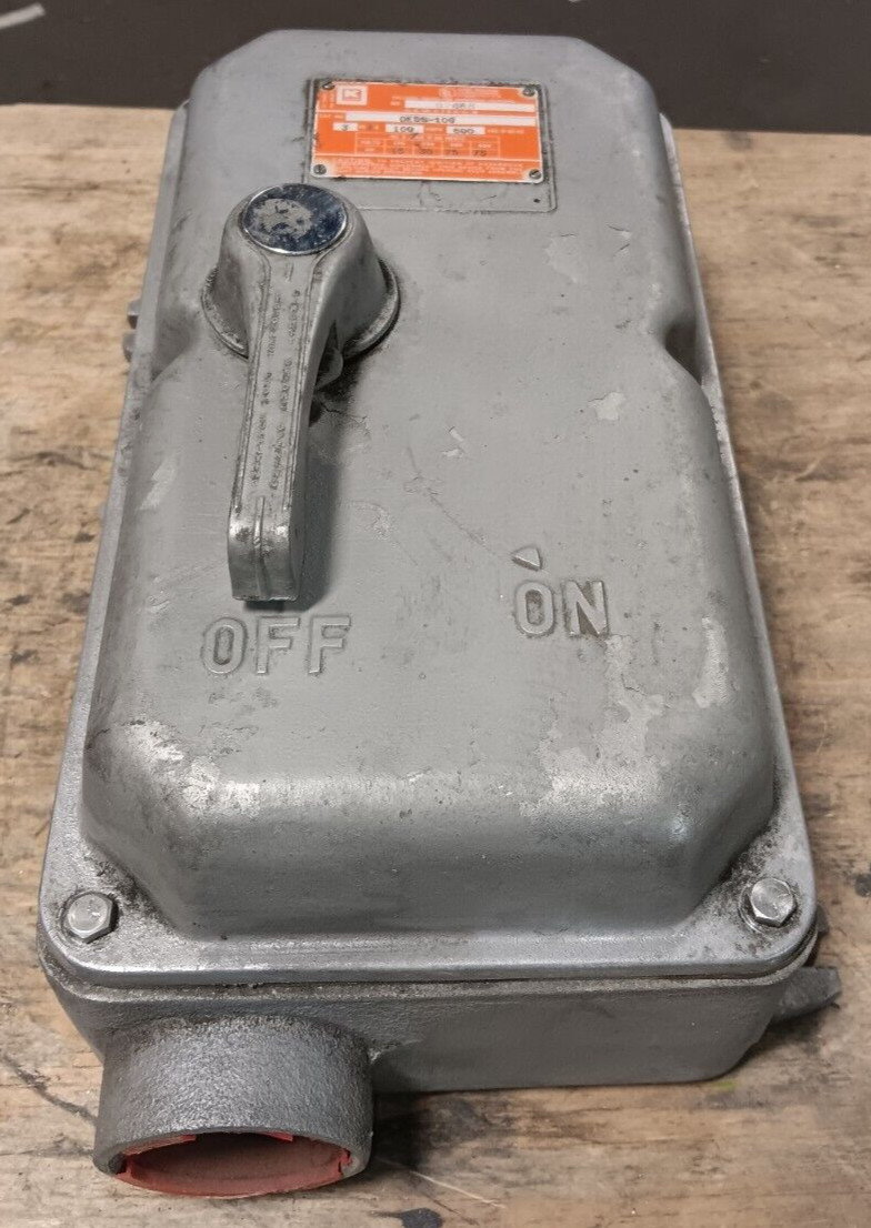 NEW KILLARK DEDS-100 EXPLOSION PROOF DISCONNECT 100 AMP 3 POLE 600 VAC