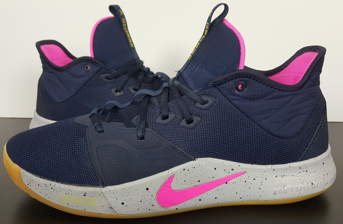 NIKE PG PAUL GEORGE WORN PE BASKETBALL SHOES BLUE RARE AO2607