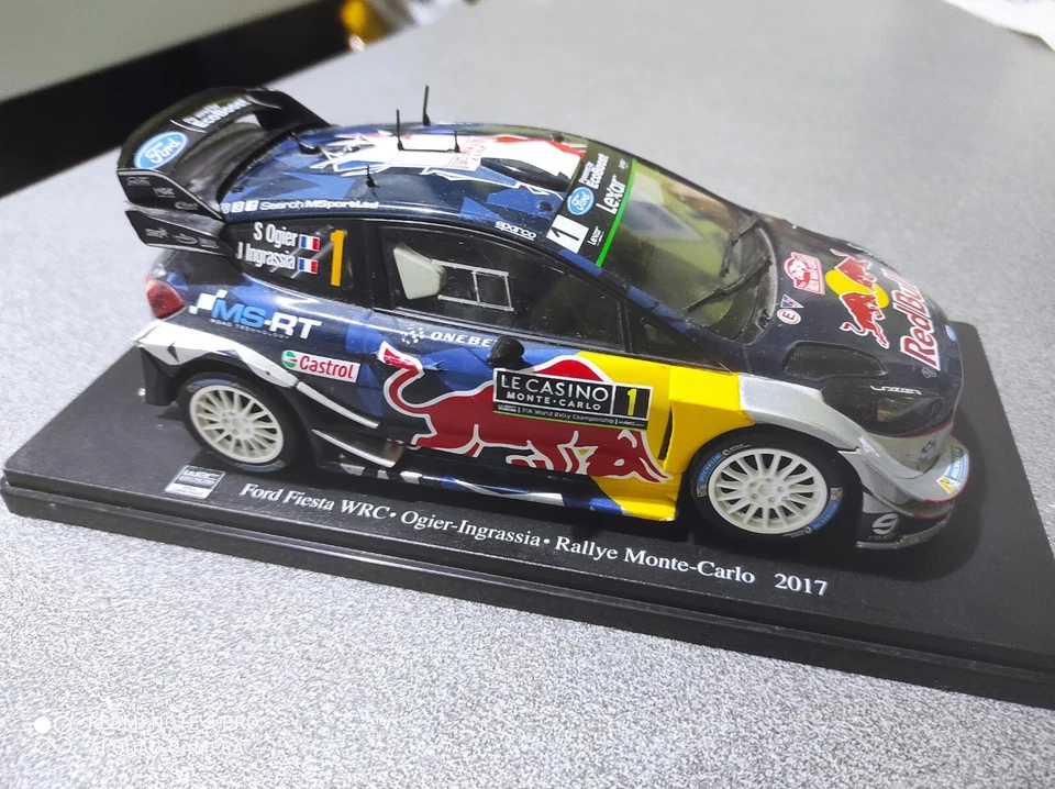 Modellino auto Rally scala 1:24 Ixo FORD FIESTA  WRC modellismo da collezione - Immagine 2 di 4