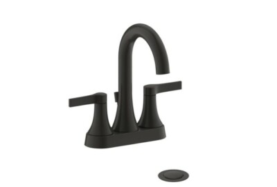 ULTRA FAUCETS Matte Black Nita Collection Two-Handle Lavatory Faucet