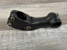 Adjustable Stem 100mm 25.4mm Clamp 0-40 Degrees Black Comfort Hybrid